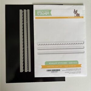 Simon Says Stamp Scallop Stitches Steel Craft Dies